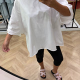 T-shirt oversize blanc
