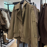 Veste trench taupe