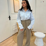 Pantalon fluide [ taupe ]