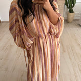 Robe à rayures
