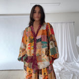Ensemble en tencel motifs patch [ multicolor ]