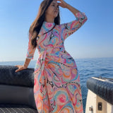 Maillot de bain modest à motifs