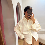 Chemise crème cintrée - Belmiraz