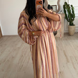 Robe à rayures