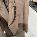 Manteau long à épaulettes