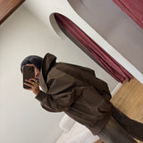 Manteau à col large