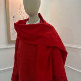 Écharpe en laine & cachemire [ rouge ]