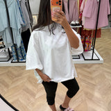 T-shirt oversize blanc
