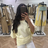 T-shirt oversize jaune
