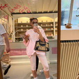 T-shirt oversize [rose]