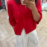 Blazer court [ rouge ]