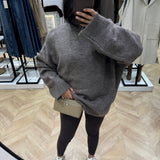 Pull en maille [ marron ]