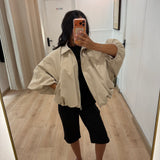 Gilet oversize [ beige ]