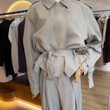 Ensemble trench et pantalon