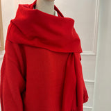 Écharpe en laine & cachemire [ rouge ]