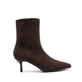 Bottines à talons à bout pointu [ marron ]