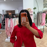 Blazer court [ rouge ]