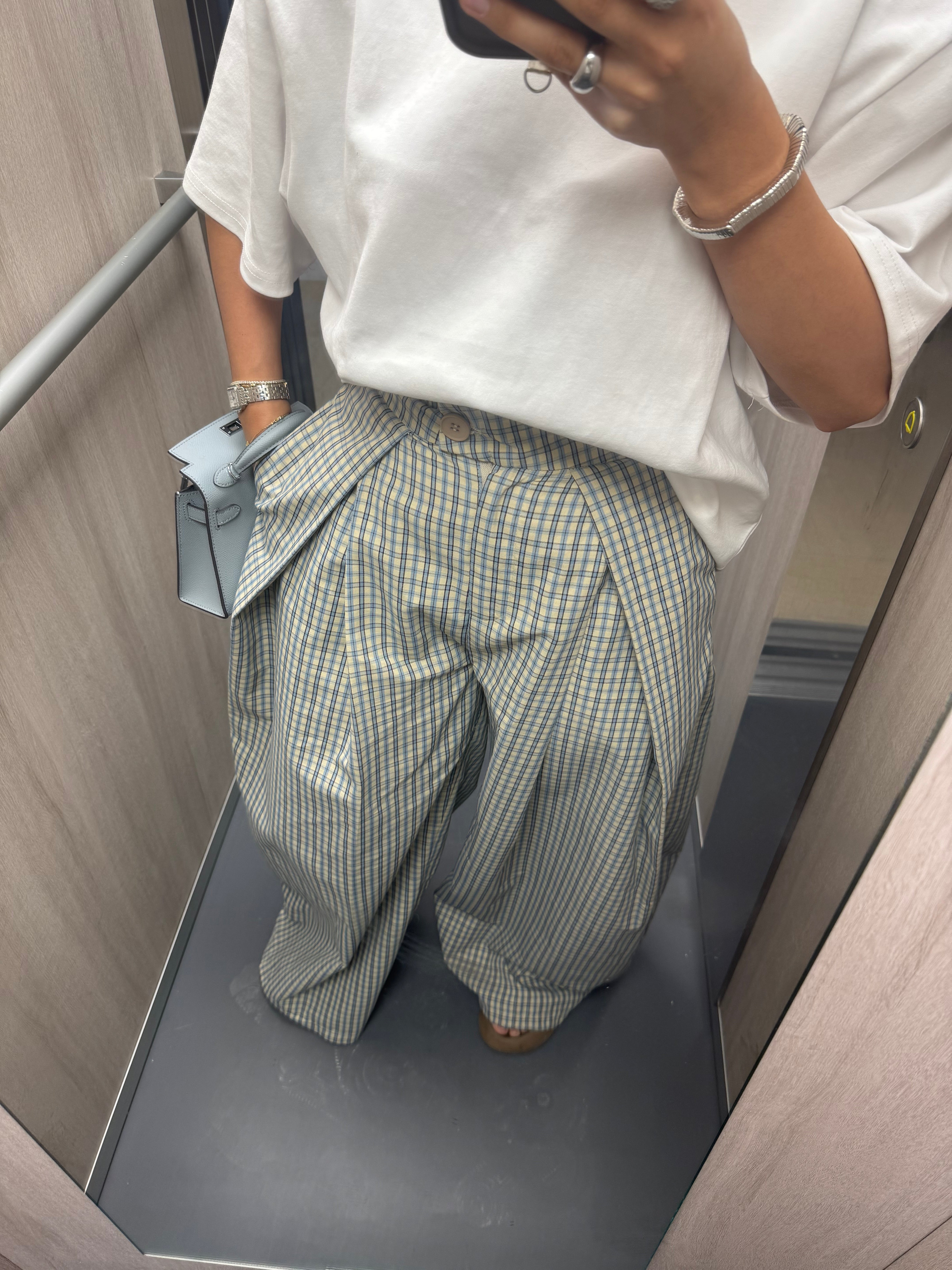 Pantalon coupe large [ bleue ] - Belmiraz