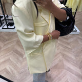 Blazer manches courtes [ jaune ]