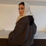 Veste façon trench court [ marron ] - Belmiraz