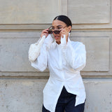 Chemise ceintrée [ blanche ]