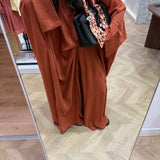 Ensemble haut robe et pantalon [ terracota ]