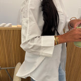 Chemise longue oversize [ blanche ]