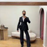 Fitted blazer [black]
