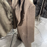 Manteau long à épaulettes