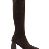 Bottes à talons carré [ marron ]