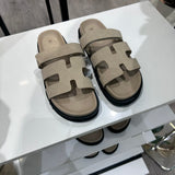 Strappy sandals [beige]