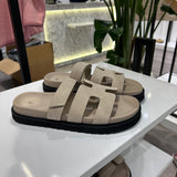 Strappy sandals [beige]